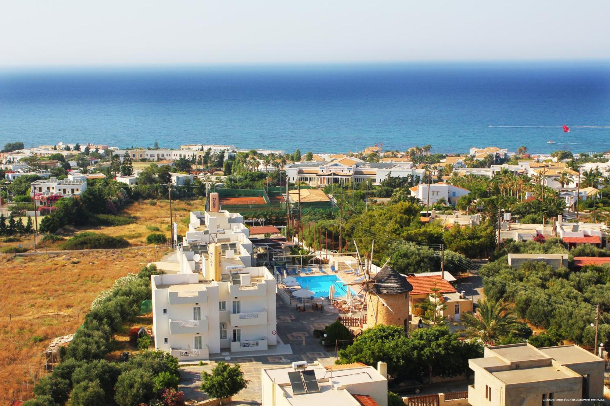 הרסוניסוס Mylos Apartments Anissaras מראה חיצוני תמונה